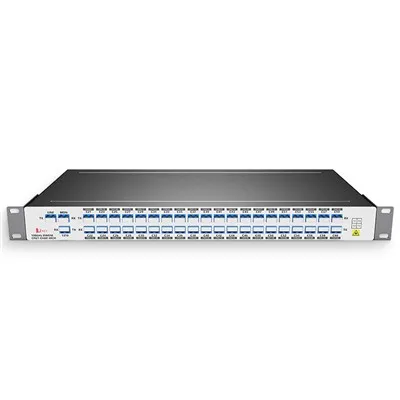 40CH AAWG DWDM MUX va DEMUX dualfiber 1U